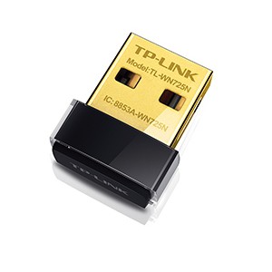 TPLINK TL-WN 725N Usb WiFi Mini Wireless Adapter 150MBPs