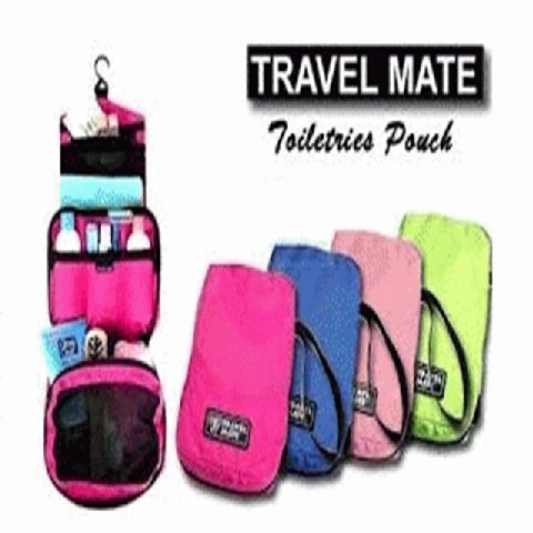 Travel Mate Toiletries Pouch / Traveling Bag organizer waterproof