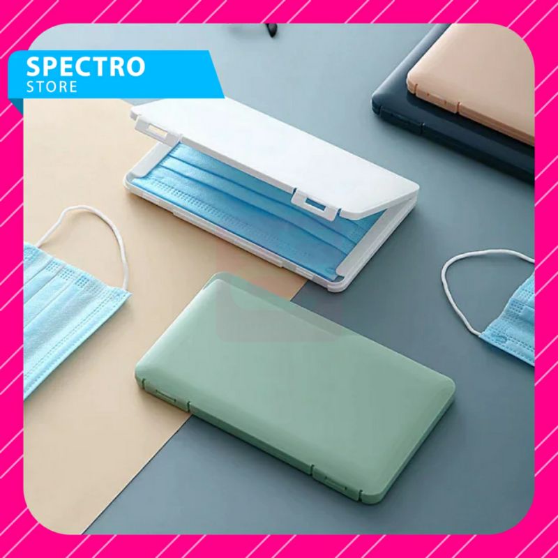 Tempat Penyimpan Masker Kotak Penyimpanan Masker Medis Holder Mask
