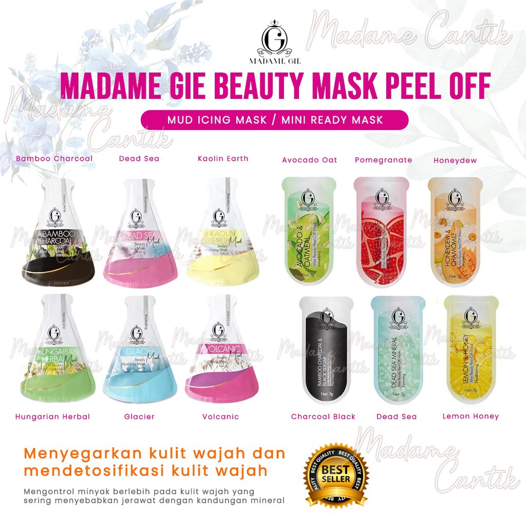 ✿ MADAME ✿ MADAME GIE BEAUTY MUD ICING MASK &amp; MINI READY ORIGINAL BPOM BY MADAME GIE