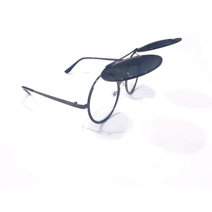 Kualitas Terbaik KACAMATA GAYA FASHION GLIESS BOBOHO BULAT JOHN LENNON CLIP ON CUCI GUDANG