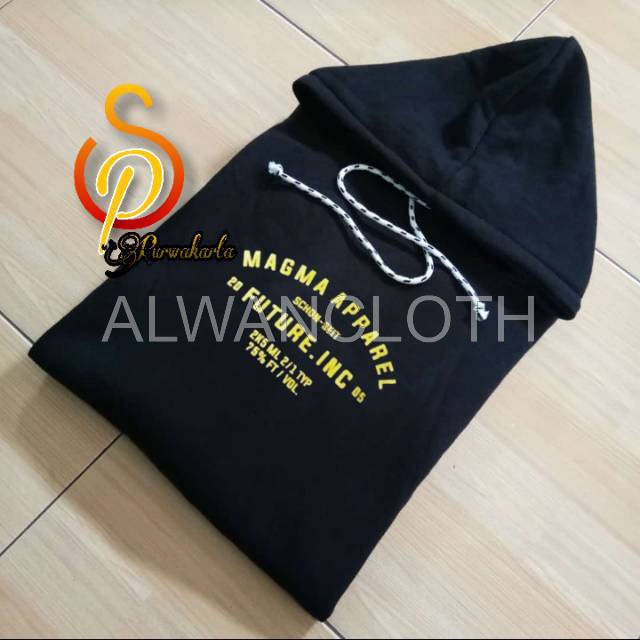 Hoodie Premium Magma Apparel V.2 / Fleece Tebal / Jaket MAGMA Pria/ Sweater Tebal / Hoodie Distro