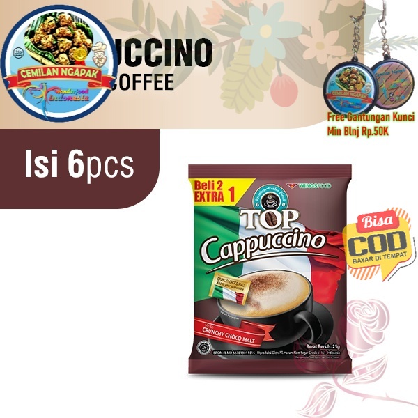 

TOP Kopi Cappucino PACK (6+3 25GR) Kopi Santai