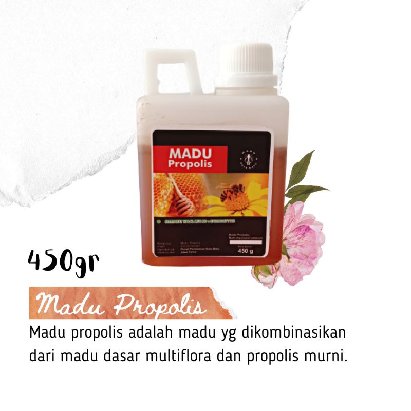 

Madu Propolis 2in1 Jerigen 450gr (Madu Kota Batu)