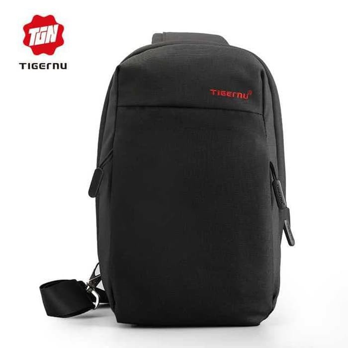 Jual Tigernu Tas Selempang Sling Bag / Tas Punggung Original Pria - Hitam Limited