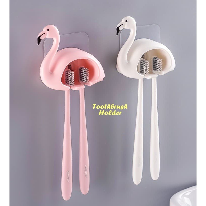 Toothbrush Holder Flamingo Holder sikat gigi bentuk flamingo New