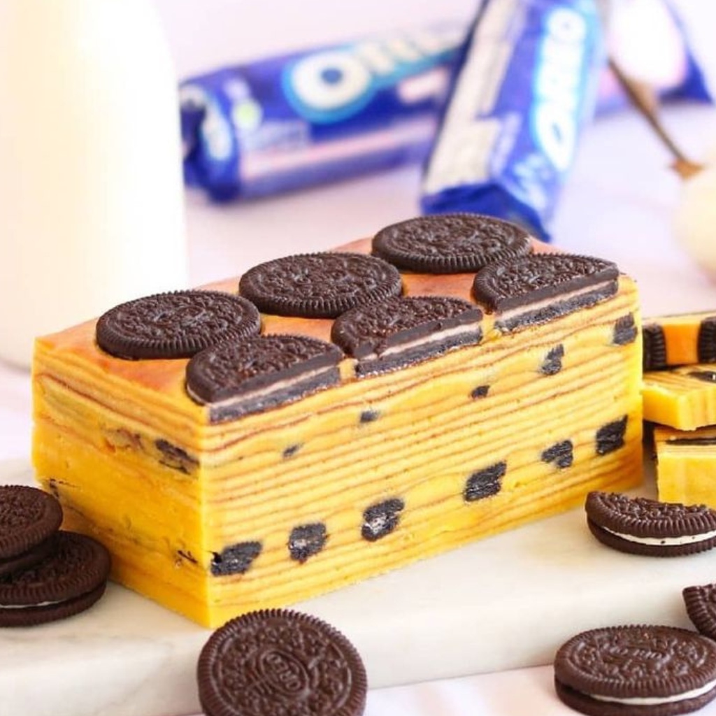 

Kue Lapis Legit Oreo Premium Surabaya 7,5x15 cm Wisman dengan Resep Kuno Oleh-oleh Khas Surabaya