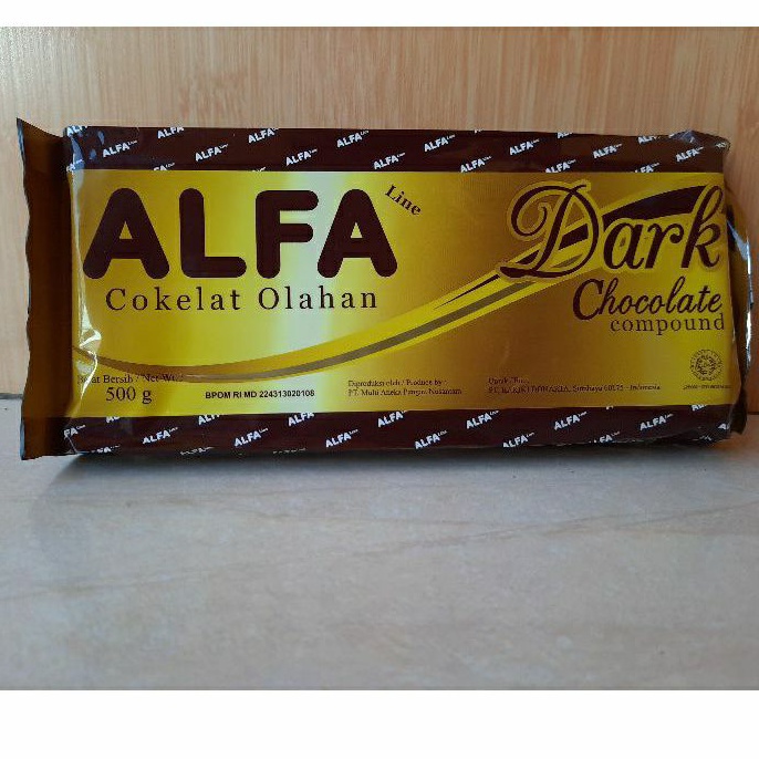 

Coklat Batang "ALFA", Coklat blok, coklat dark compound 500gr