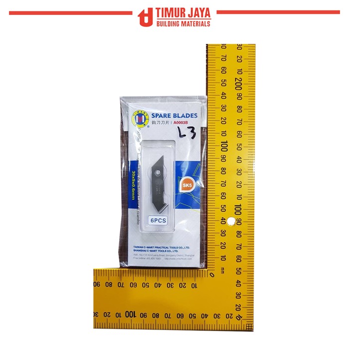 

Dijual Isi Cutter Acrylic 6 Pc Spare Blades For Plastic Cutter Cmart sellery Diskon