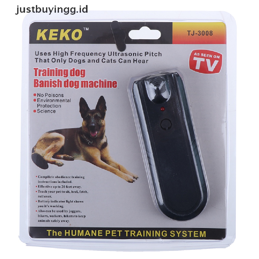 (Justbuyingg.Id) Alat Ultrasonik Anti Gonggong Untuk Melatih Anjing