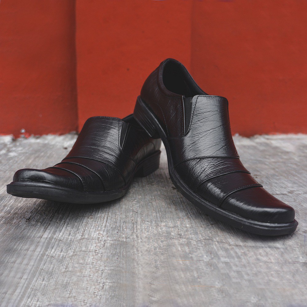 SP 15 HITAM Original SPATOO SPC Sepatu Kulit Pantofel PDH Untuk Dinas Ke Kantor dan Formal