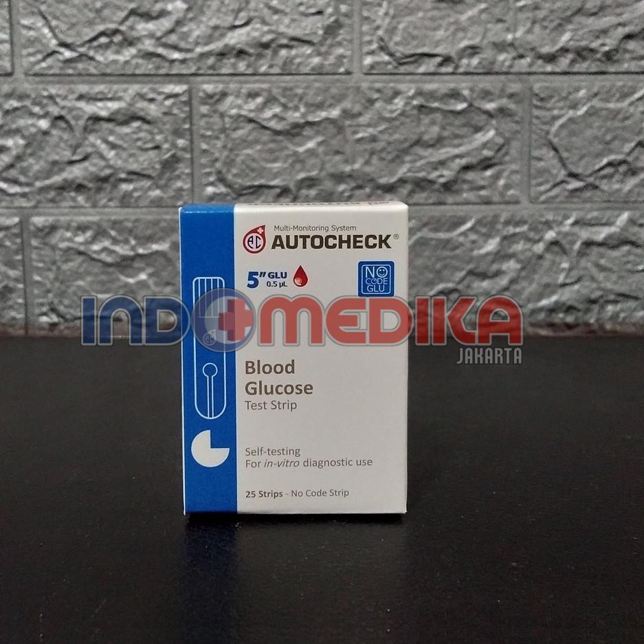 ✾ Strip Gula Autocheck glucose / Strip Gula Darah Autocheck / Strip Refill Gula Darah Autocheck ♥