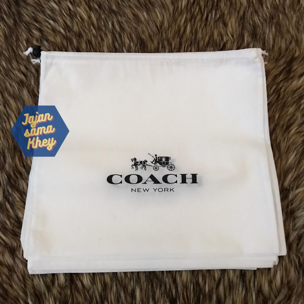 Coach Dustbag Serut / COACH Cover / Dust Bag / DB Branded Sarung Tas