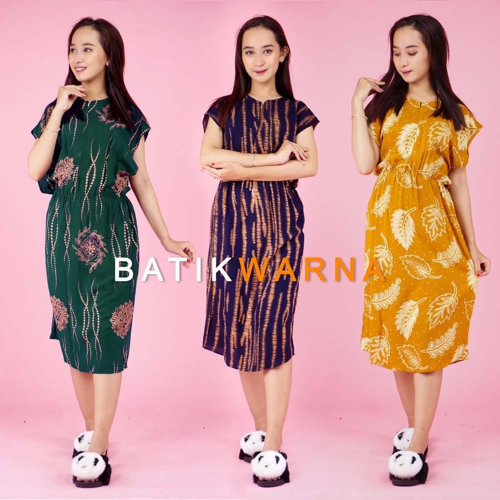 DASTER MANOHARA SANTUNG PAKAIAN BAJU TIDUR MURAH KEKINIAN BATIKWARNA-2