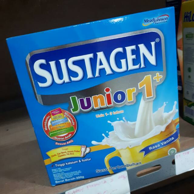 Jual Mead Johnson Sustagen Junior 1+ Vanila 350gr Susu Pertumbuhan 1