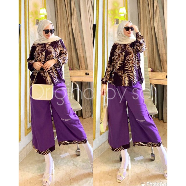 OneSet Cullote By SC Matt katun rayon import original Mix katun rayon twill