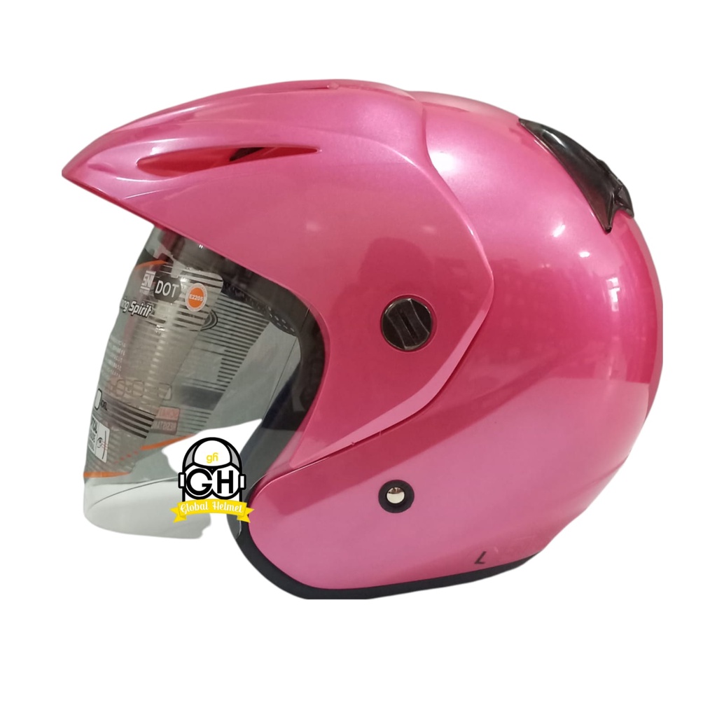 HELM INK CX 22 SPORT B SOLID BRIGHT PINK MET ORIGINAL HELM INK CX22 PINK HELM INK TOPI ASLI ORI GARANSI SNI