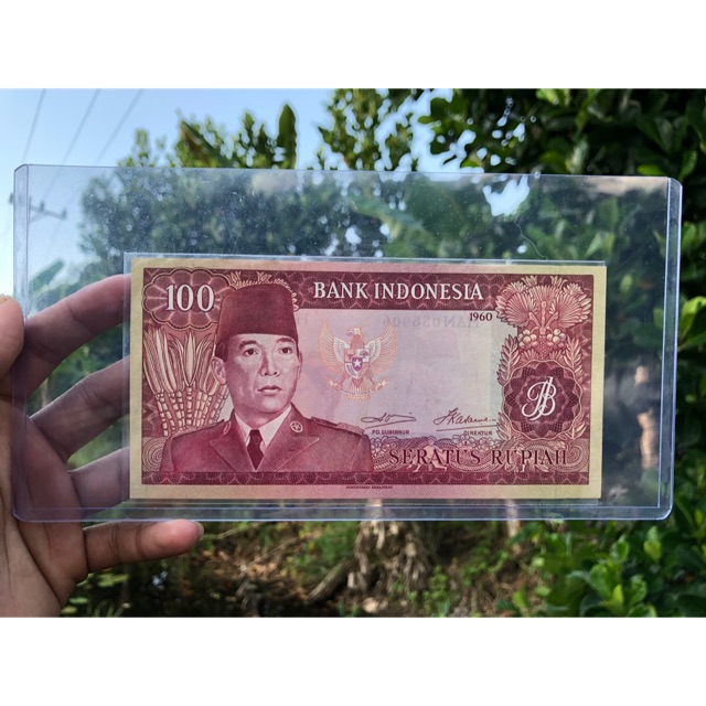Uang Kuno Soekarno 100 Rupiah XF 084