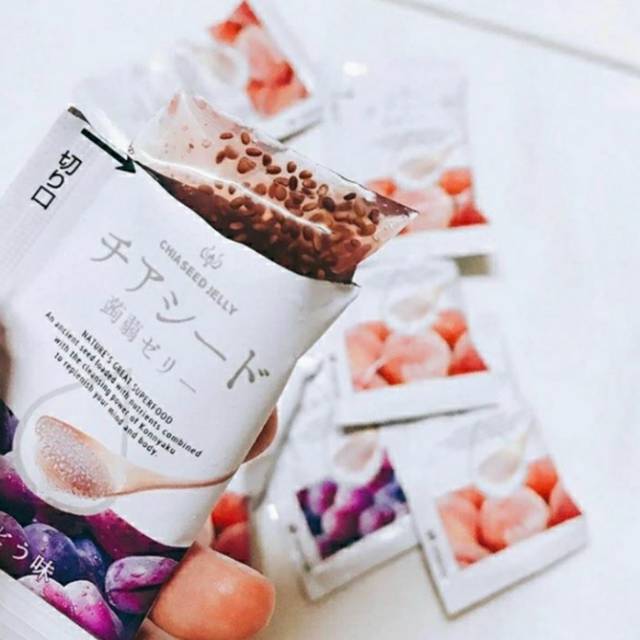 

CHIA SEEDS JELLY / SUPER FOOD / MAKANAN SEHAT / CEMILAN / JAPAN