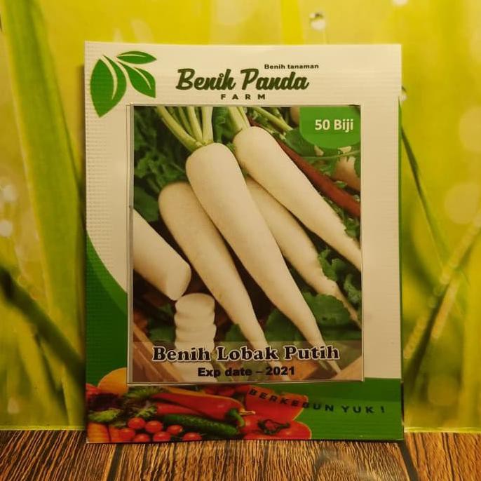 Jual Isi 20 Benih Biji Bibit Lobak Putih Lokal Panda Farm Ori Shopee