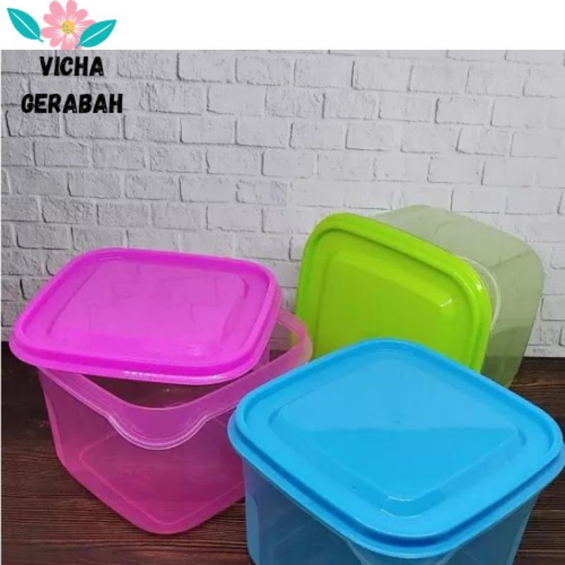 Toples Kotak Kecil / Toples tempat Bumbu/Toples Minimalis Mini /Toples kotak 500ml