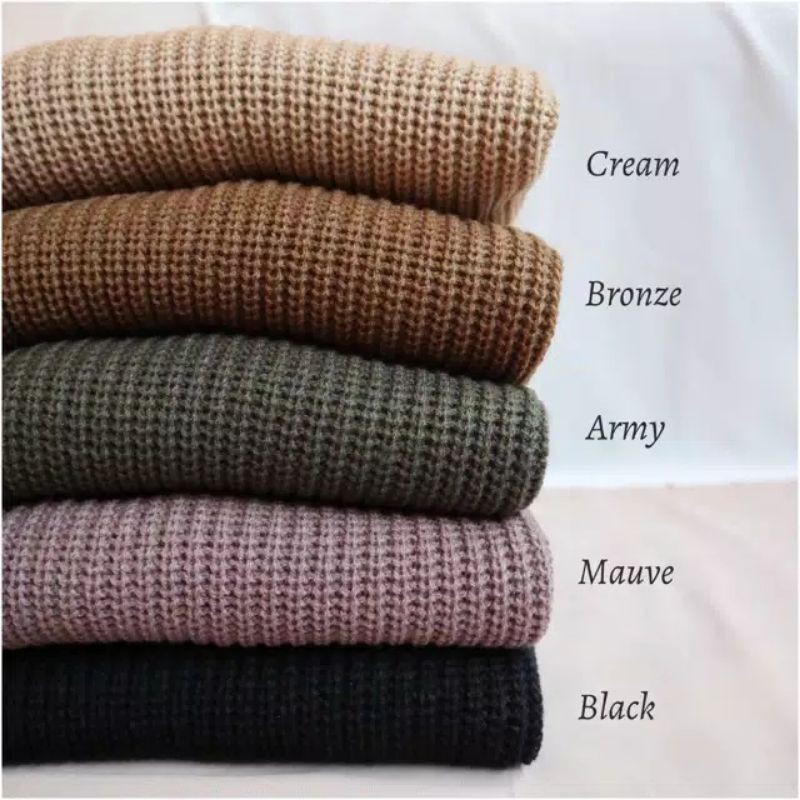 Valen sweater rajut premium tebal 7get / Knit sweater premium 7gauge