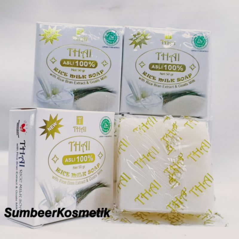 Sabun Beras THAI Bpom Soap Thai Rice Milk