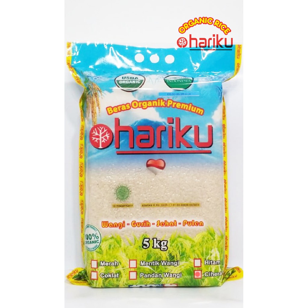 

HARIKU Beras Organik Ciherang 5 Kg