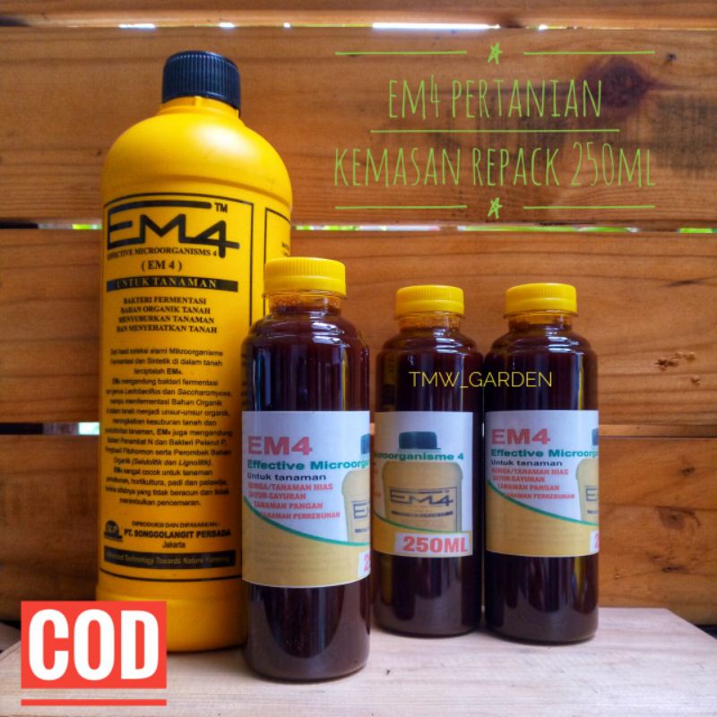 PUPUK EM4 PERTANIAN KEMASAN 250ML