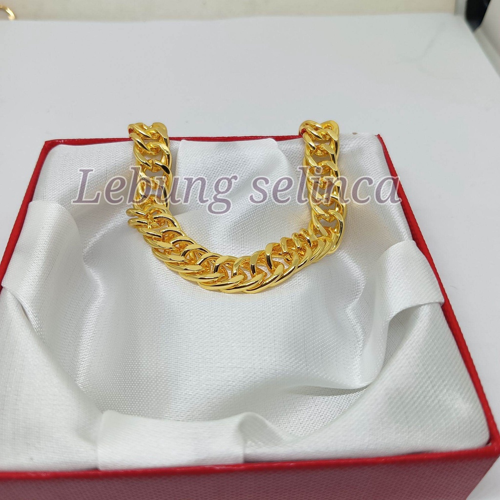 gelang emas dewasa model terbaru,gelang terbuat dari koin tahun 1991,gelang titanium asli anti luntu