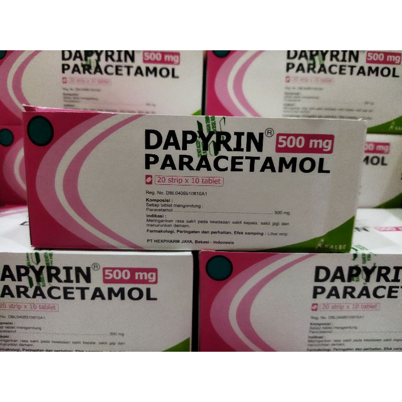 dapyrin 500mg paracetamol 500mg