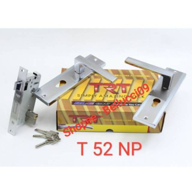 Kunci Pintu Tanggung Trontone T52 NP Handle Tanggung Trontone Bellucci