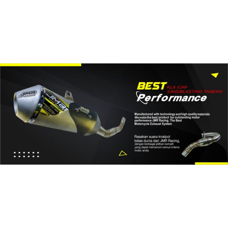 KNALPOT CRF TYPE OV H20 JMR RACING 4135 POWER BOOM