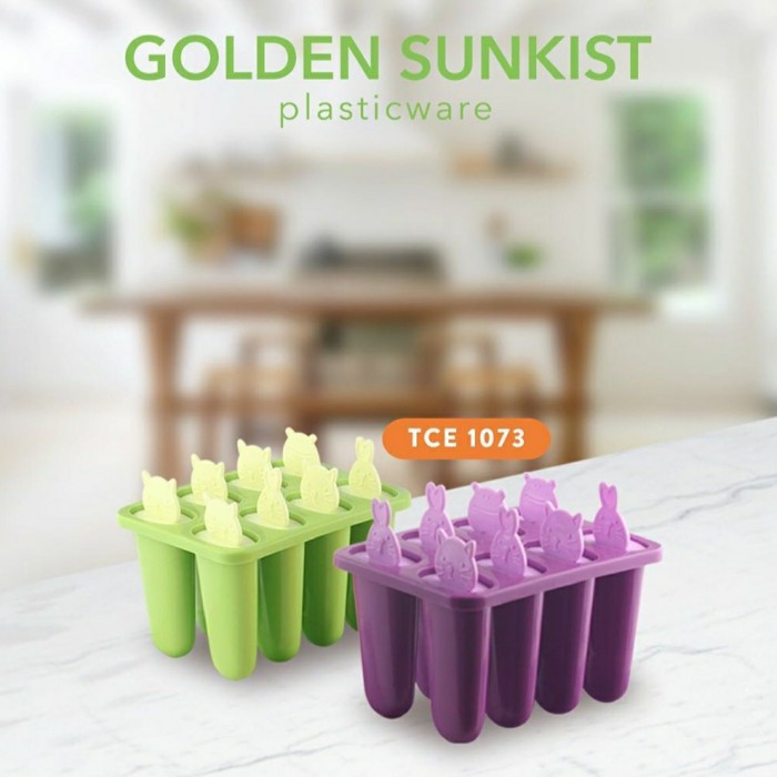 Cetakan Es Lilin es Loli es krim gagang panjang golden sunkist
