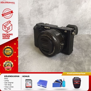 Kamera Sony A6000 Lensa Kit 16-50MM SC Rendah Siap Pakai (Bonus Memory)