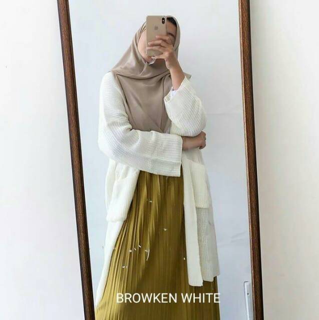 LONG OVERSIZED cardi warmly knit-5