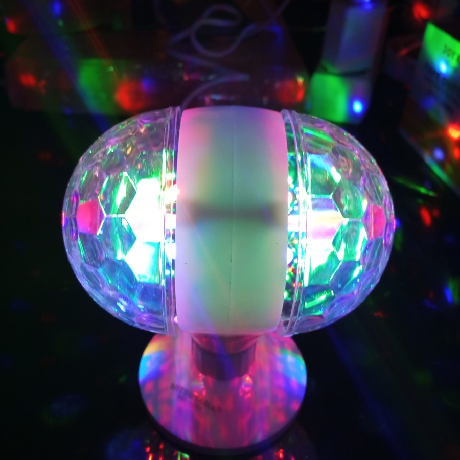 Bisa Cod!!! Bohlam Disco Lampu Disco Putar 2 Sisi Mitsuyama MS-364 Berkualitas