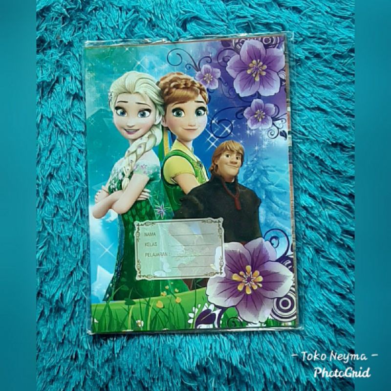 

sampul buku karakter frozen