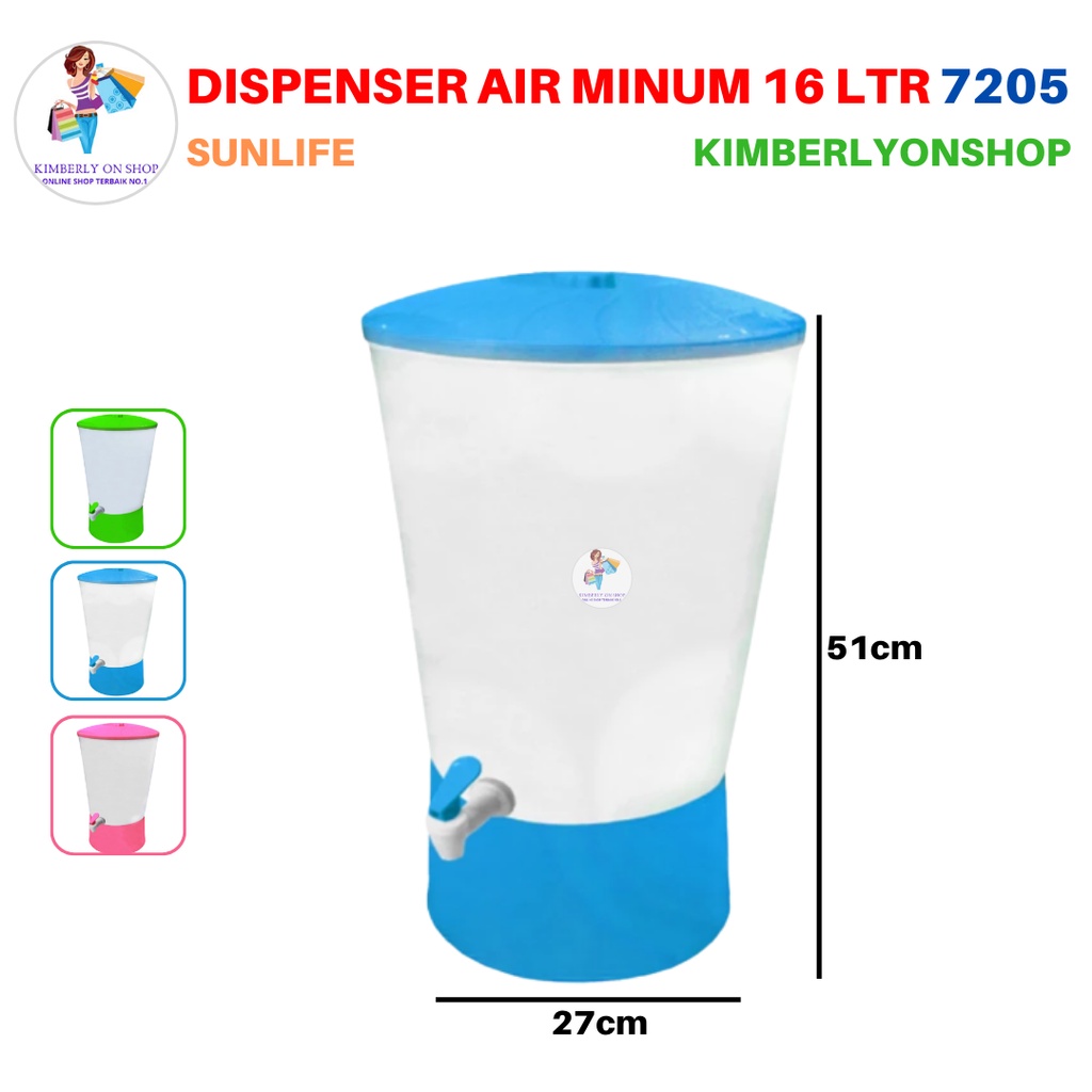 Dispenser Tempat Penyimpanan Air May Water 16 Liter 7205 Sunlife
