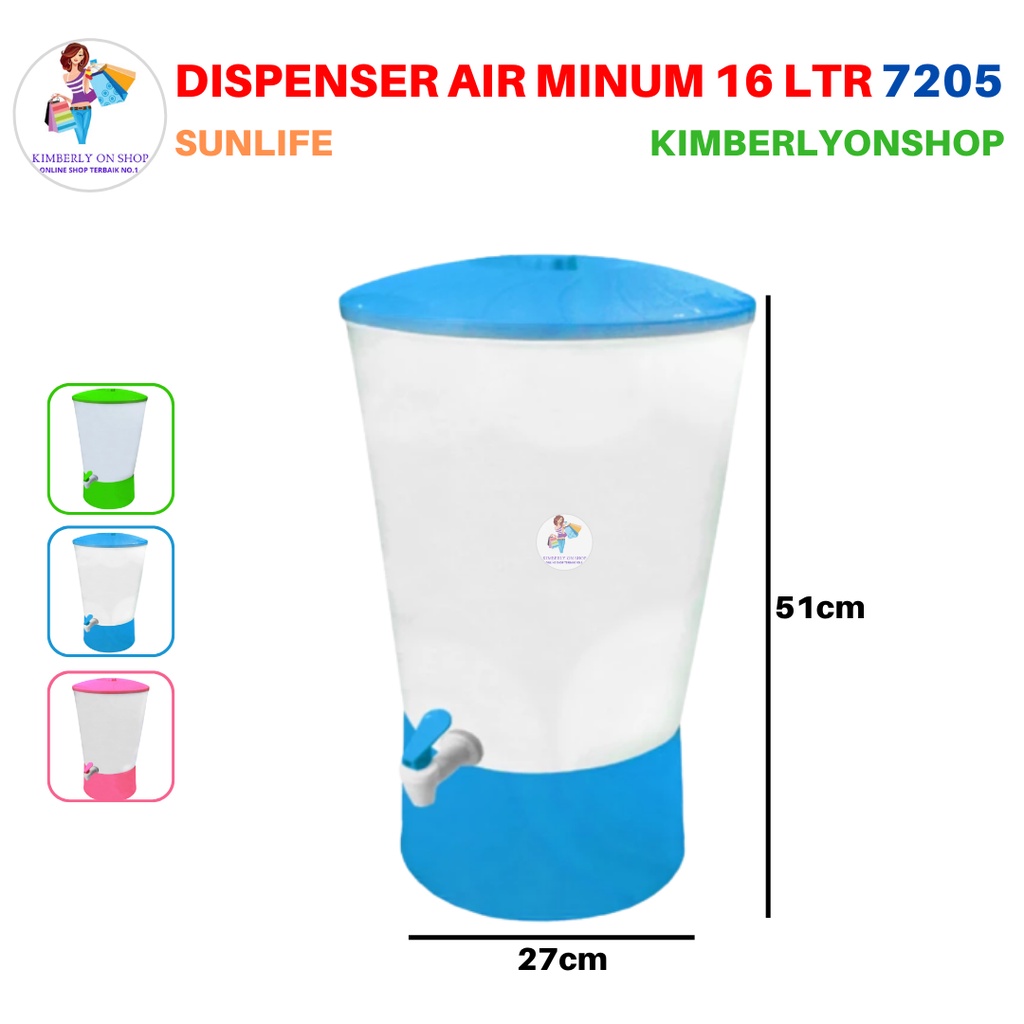 Dispenser Tempat Penyimpanan Air May Water 16 Liter 7205 Sunlife