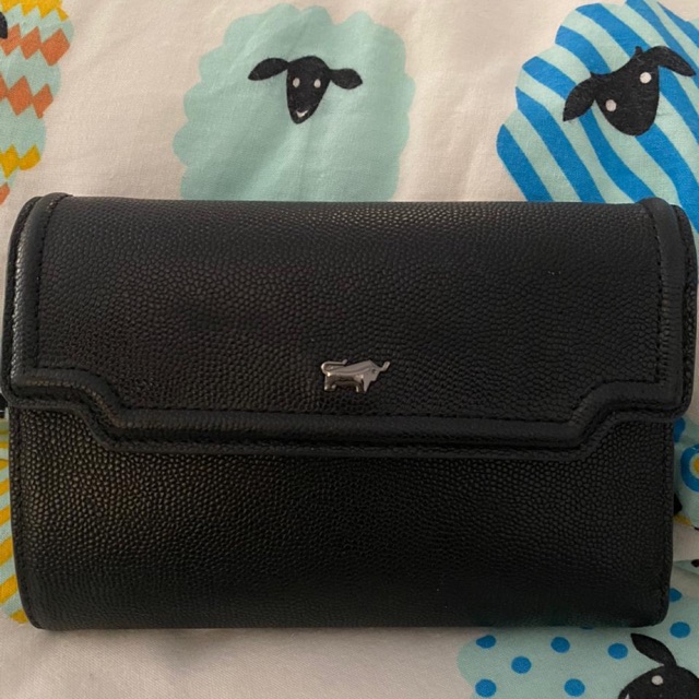 Dompet Braun Buffel Wanita Zip Wallet Black ORI (preloved)