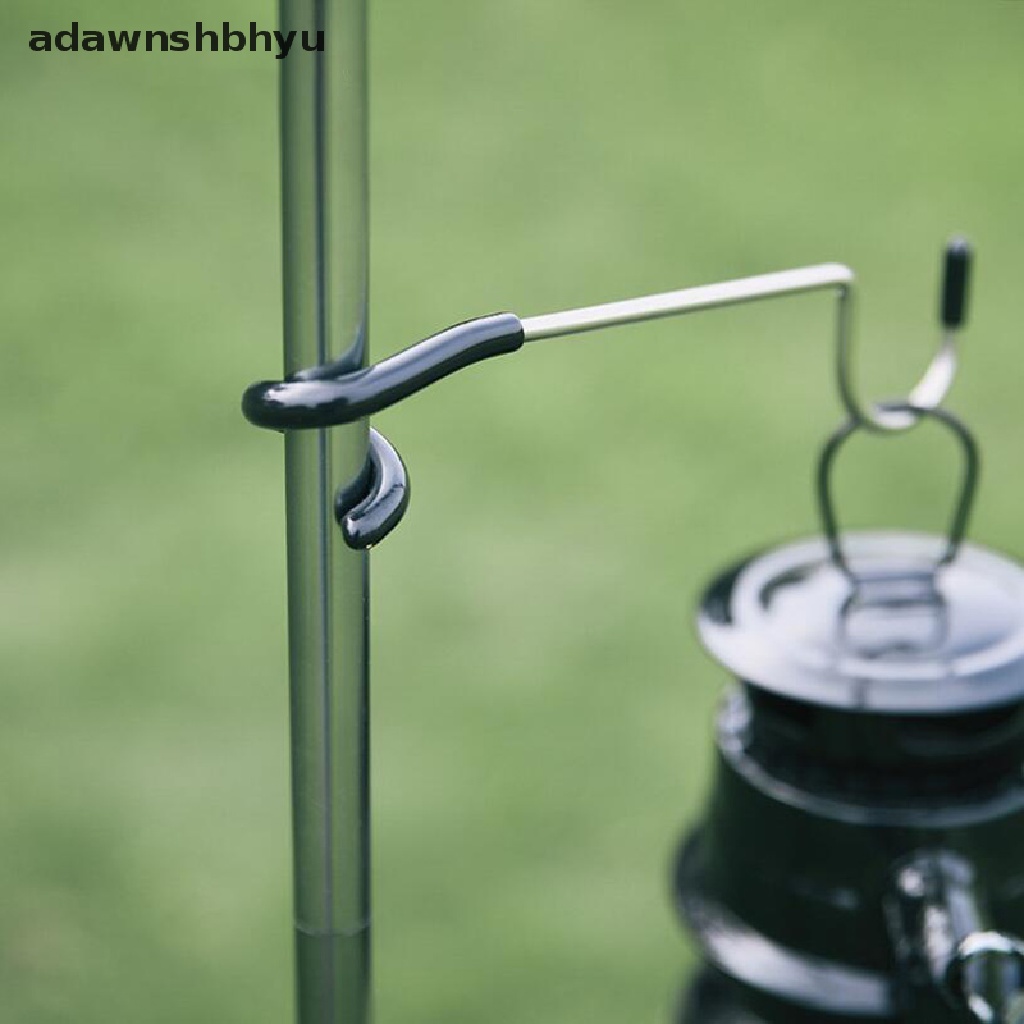 Adawnshbhyu Portable Tent Pole Lamp Holder Hook Gantungan Lampion Pancing Camping Outdoor