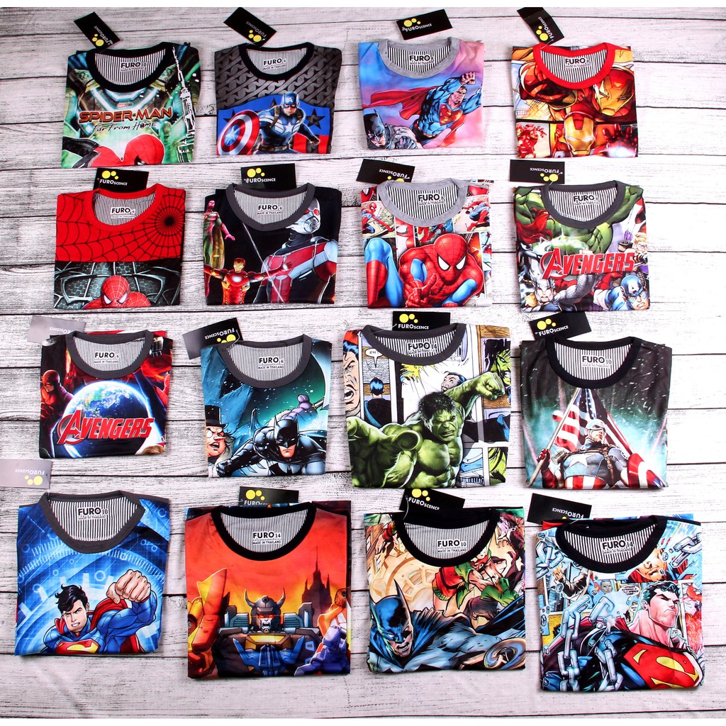 FURO  Fullprint Kaos  Anak  SUPERHERO RANDOM Shopee   FURO  Fullprint Kaos  Anak  SUPERHERO RANDOM Shopee