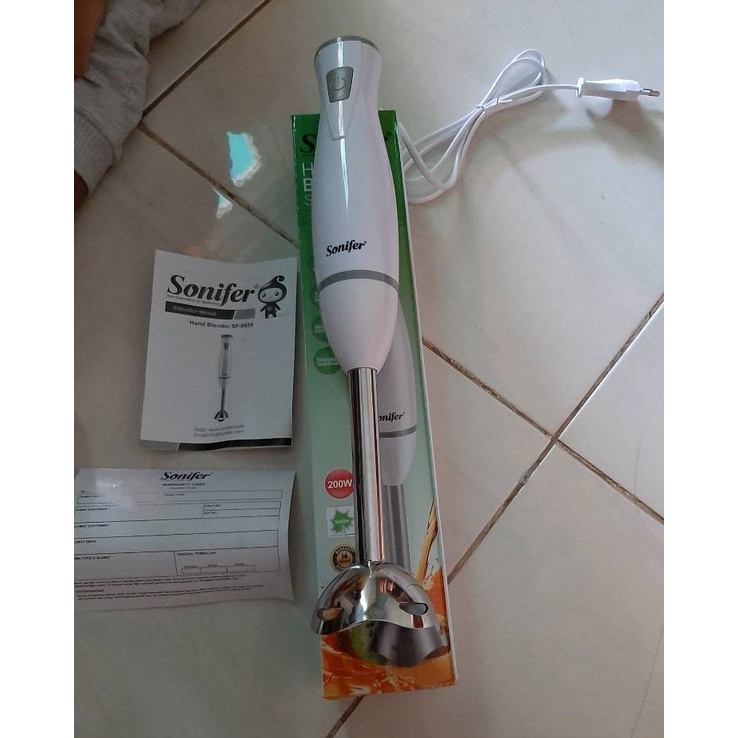 SONIFER HAND BLENDER MULTIFUNGSI BLENDER TANGAN STAINLESS