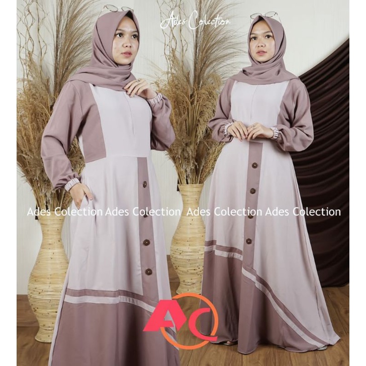 Gamis itycrep premium//gamis terbaru 2021//gamis simpel buat sehari hari//gamis termurah bisa cod