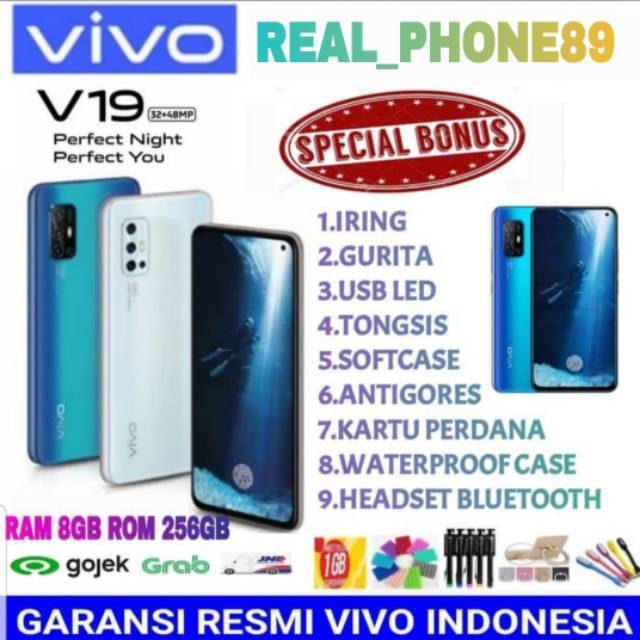 VIVO V19 RAM 8/256GB GARANSI RESMI VIVO INDONESIA