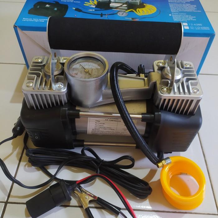 Tools Portable Air Compressor 2 Cylinder Kompresor Mini 2 Selinder