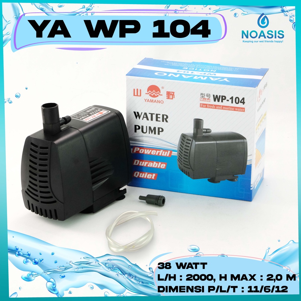 POMPA AIR YAMANO WP 104 AQUARIUM / POMPA CELUP YAMANO HIDROPONIK WP104