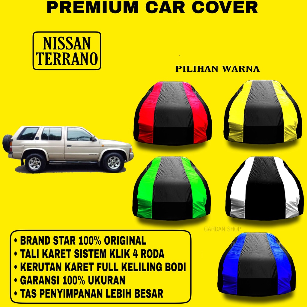 Body Cover NISSAN TERRANO Garis 2 WARNA Penutup Pelindung Bodi Mobil Nissan Terrano PREMIUM