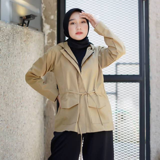 HOODIE PARKA JAKET - jaket parka - jaket parka cewek - jaket - outer wanita